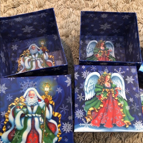 Christmas Holiday Stackable Boxes - Picture 4 of 4